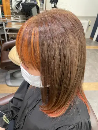 ミディアム カラー ZIPANGU   押上店所属・透明感🫧艶カラー 💎Sayakaのヘアスタイル