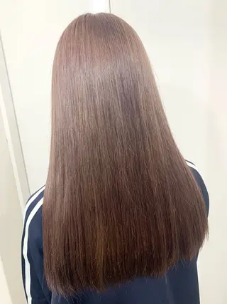 ロング カラー 松岡 恭弘のヘアスタイル