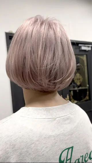 ショート La Beaute所属・福山 明日哉のヘアスタイル