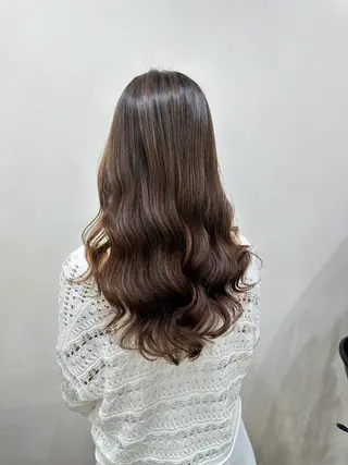 ロング カラー パーマ 韓国ヘア/韓国風 パーマ/kazueのヘアスタイル