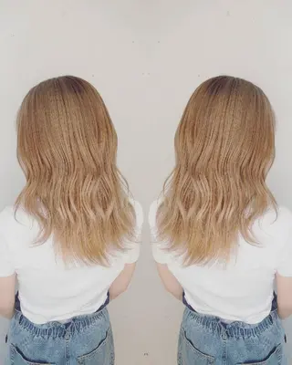 ミディアム カラー E Komo hair所属・Wow❕E Komo hair 永井一輝のヘアスタイル