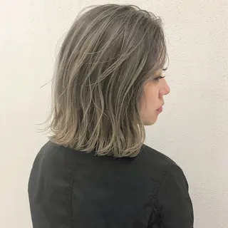 ショート 透明感カラー／ 髪質改善／ボブ／中山のヘアスタイル