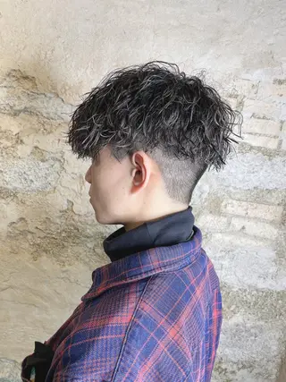 ショート パーマ メンズ 髪質改善/茅ヶ崎 マツモト リョウのヘアスタイル