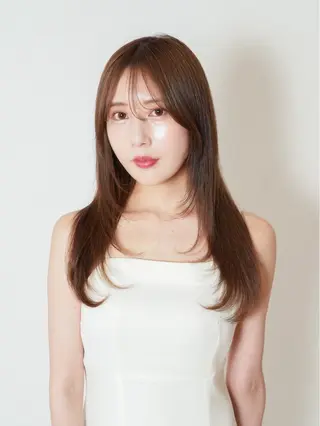 ロング 🫧ダブルカラー 🫧河野すなお🧸✨のヘアスタイル