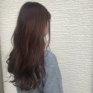 セミロング カラー RINA 🦋🫧のヘアスタイル