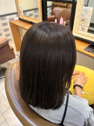 ミディアム カラー 古屋 澪 艶髪カラー✨のヘアスタイル