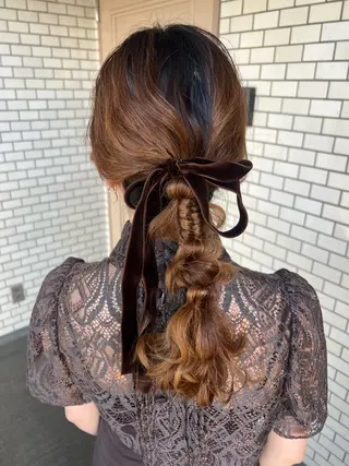 ヘアアレンジ 大人可愛いヘアメイク 💋🧚‍♀️しずかのヘアスタイル