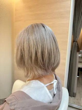 ミディアム ⭐️縮毛矯正⭐️ 赤松郁弥のヘアスタイル