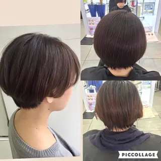 ショート カラー 岩崎 裕司のヘアスタイル
