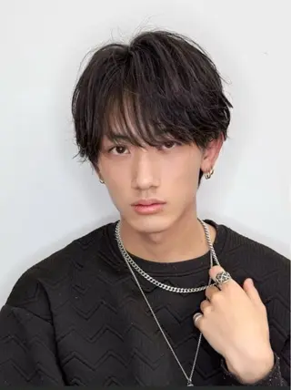 パーマ メンズ 三村 彰吾のヘアスタイル