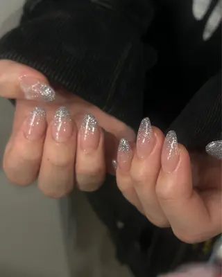 ネイル Haluca 長さ出し🍀のネイルデザイン