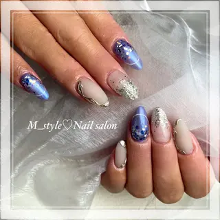 ロング ネイル 下妻市ﾈｲﾙｻﾛﾝ M_styleのネイルデザイン