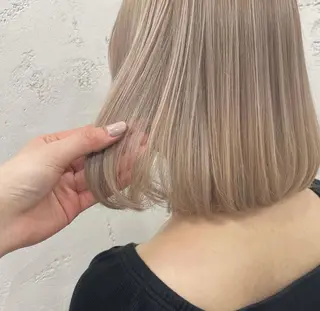 ミディアム ブリーチカラー 🤎〰️Yuunaのヘアスタイル