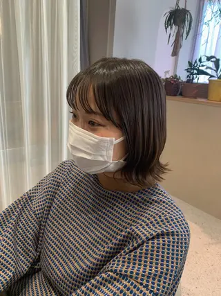 ミディアム カラー SALOWIN京都河原町suite店所属・うる艶カラー／ 髪質改善／arisaのヘアスタイル