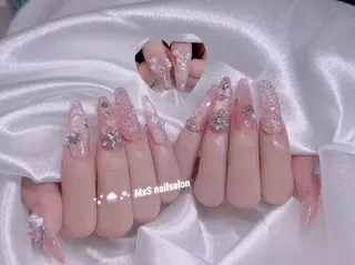 ネイル MxS Nail 【長さだし/フィルイン/マグネット/ワンホンネイル/韓国ネイル/パラジェル】所属・M×S Nail みなのネイルデザイン