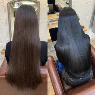 ロング shinka 髪質改善　縮毛矯正所属・美髪ストレート/美髪 レイヤー特化増原優斗のヘアスタイル