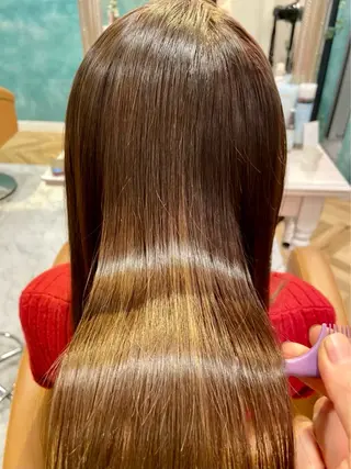 ミディアム レイヤー/韓国❣️ 髪質改善/e_kiのヘアスタイル