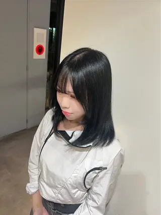 セミロング カラー yuri/中目黒 /レイヤー/ボブのヘアスタイル