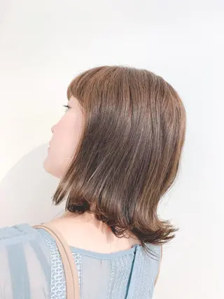 ミディアム カラー 【悩み解決！美髪へ】 店長 平間 響のヘアスタイル