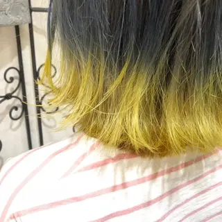 ミディアム カラー 原田 龍之介のヘアスタイル