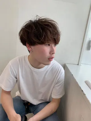 メンズ メンズ特化/パーマ/ メッシュ/竜成のヘアスタイル