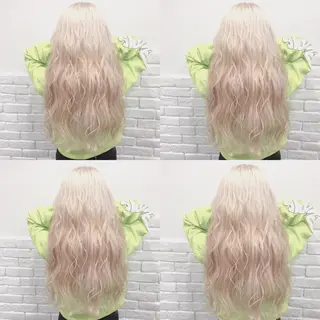 ロング カラー メンズカット/波巻き TAKUMAのヘアスタイル