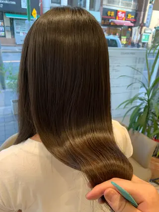 ロング 美髪矯正/髪質改善 /ヨナミネのヘアスタイル