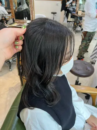 セミロング カラー 💛ハイトーン💛 りむのヘアスタイル