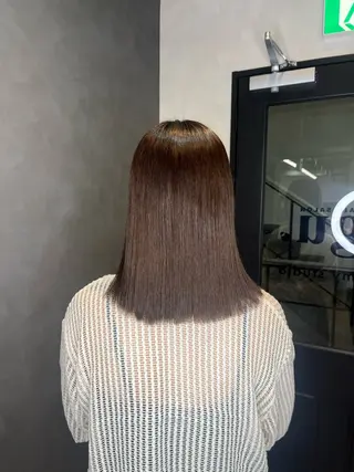 セミロング 【カラー・縮毛矯正】 大高結人のヘアスタイル