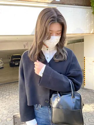 セミロング COMILE 🌼 SUZUKAのヘアスタイル