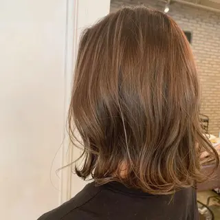 ミディアム カラー 銀座🤍ボブ/ ミディアム/佐野夢美のヘアスタイル