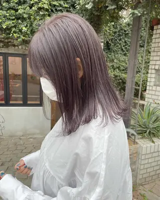 ミディアム カラー 🫧透明感ヘア🫧 🧸竹花　彩希🧸のヘアスタイル