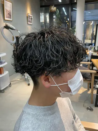 ショート メンズ mee.表参道所属・ボブ/ショート /パーマ/shinのヘアスタイル