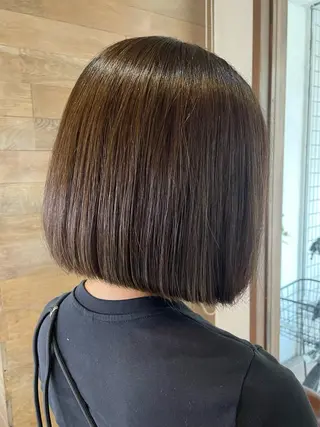 ミディアム カラー 北本 まどかのヘアスタイル