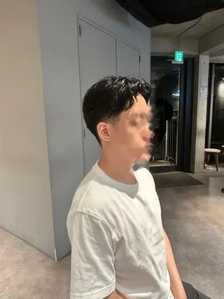 ショート メンズ 葉月/ボブ/ 透明感カラー／中目黒のヘアスタイル