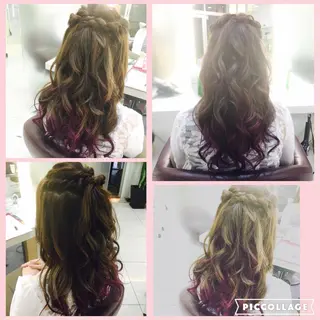 ロング カラー 髪質改善 頭身浴/ 中田のヘアスタイル