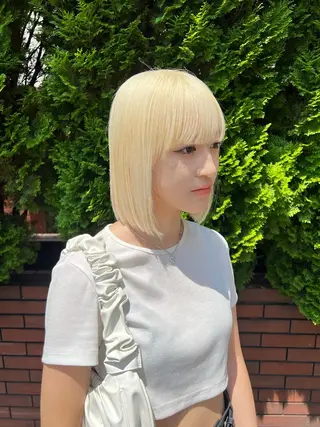 ミディアム カラー je suis heureuse所属・ハイライトカラー 🌀ゆい❣️のヘアスタイル