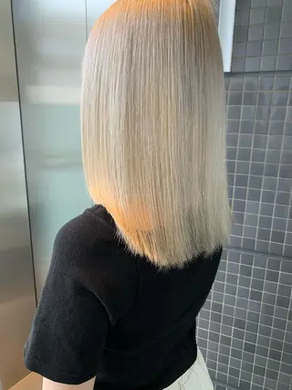 ミディアム カラー 髪質改善サロン 心斎橋ARCHEのヘアスタイル