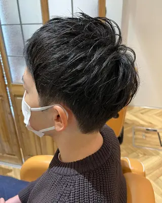 ショート カラー メンズ 🌿ヤマグチ ユウキ🌿のヘアスタイル