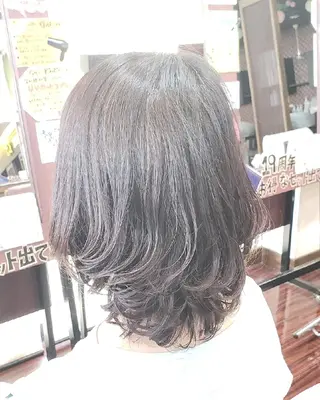 ミディアム 山田 一輝のヘアスタイル