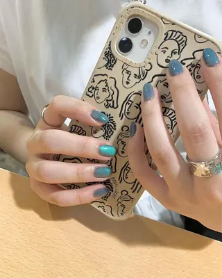 ミディアム ネイル Nailsalon ARKαのネイルデザイン