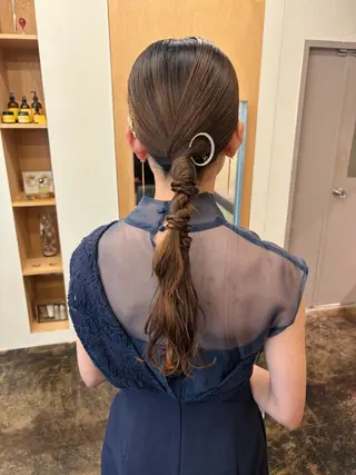 ロング ヘアアレンジ 西山 紗耶香🪽 透明感カラー/ボブのヘアスタイル