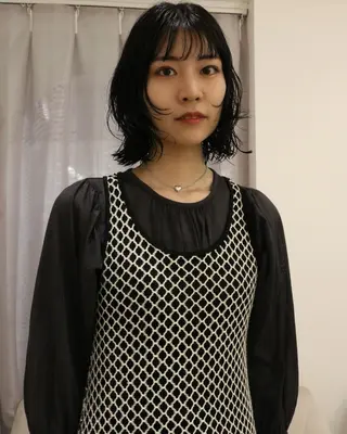 ショート パーマ 松村 澪里のヘアスタイル