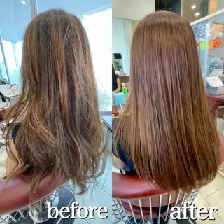 ミディアム カラー パーマ ヘアアレンジ メンズ キッズ マツエク・マツパ sara 荒井店のヘアスタイル