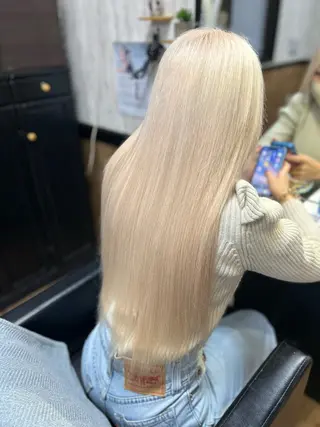 ロング エクステ×ハイトーン 🌈KEISUKEのヘアスタイル