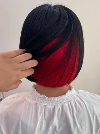 ミディアム カラー ✴︎ヒラガカナ✴︎ ECLAT HAIRのヘアスタイル