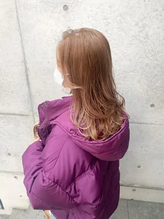 セミロング カラー kimika🥑 メンズ/髪質改善のヘアスタイル