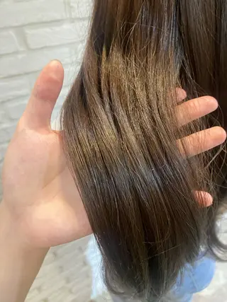 ロング カラー 杉山 かなのヘアスタイル