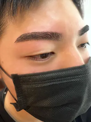 メンズ アイブロウ 🫧‪LanNe mimari🫧のマツエク・マツパデザイン