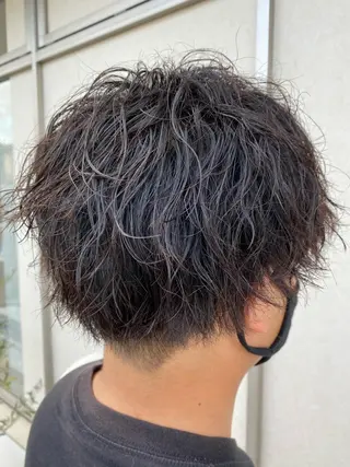 ショート パーマ 吹田 駿 髪質改善縮毛矯正のヘアスタイル